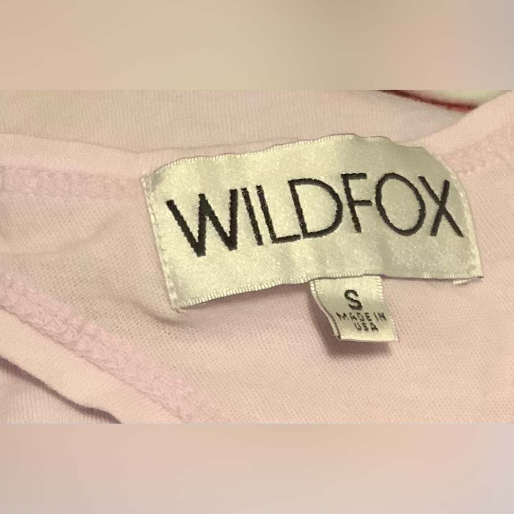 Wildfox Racerback hearts and feathers tank size small - Picture 4 of 4